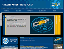 Tablet Screenshot of capoker.com.ar